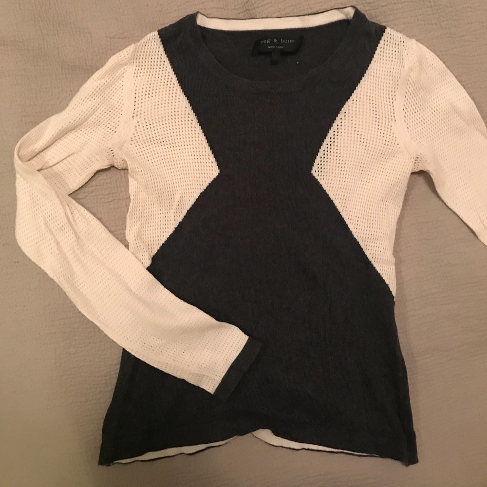 rag & bone mesh top